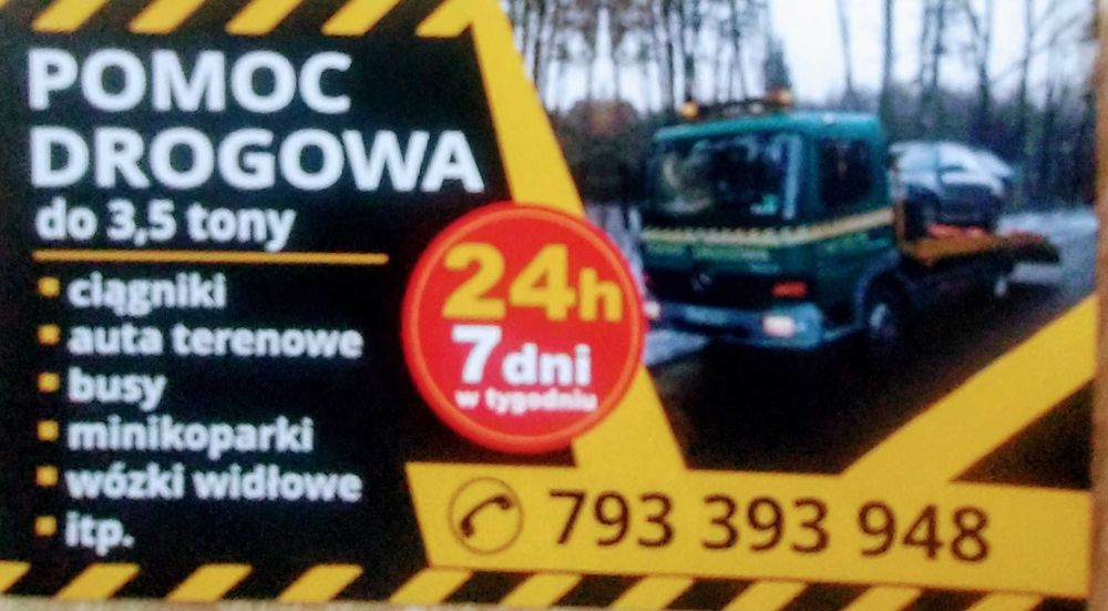 Auto laweta transport holowanie pomoc drogowa Parczew okolice 24/7