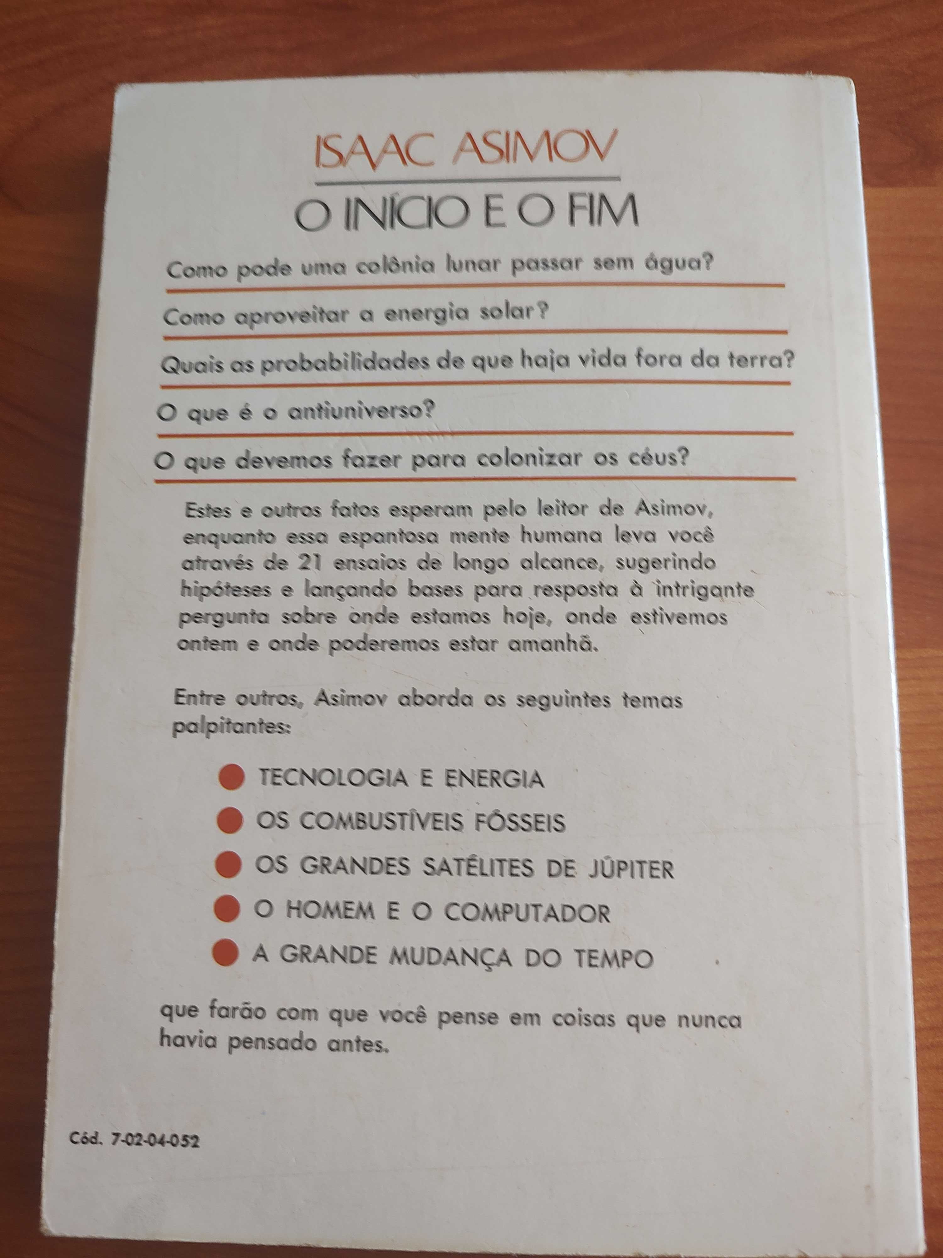 Livro Issac Asimov - O inicio e o Fim