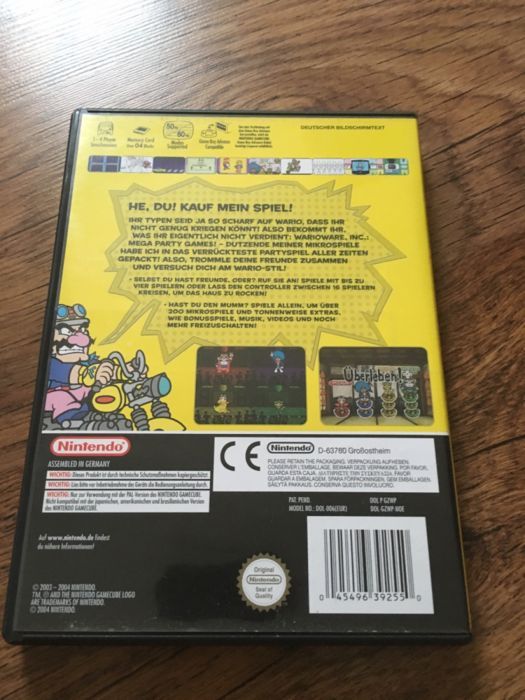 warioware , inc mega party game$! nintendo gc wii