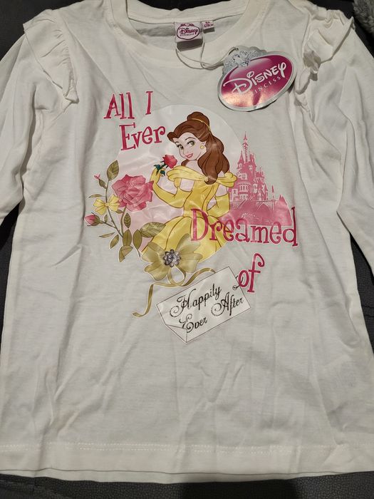 Camisola da Bella e o Mostro da marca  "Disney"-Tamanho 8 anos
