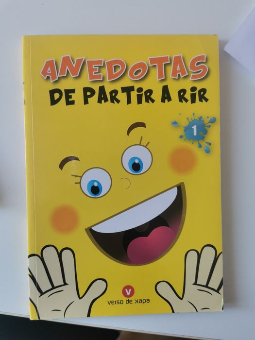 Livro anedotas "Anedotas de partir a rir"