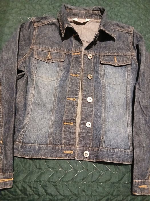 Kurteczka jeansowa czarna dla dziewczynki