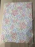 Pastelowy obraz w kwiaty 3D