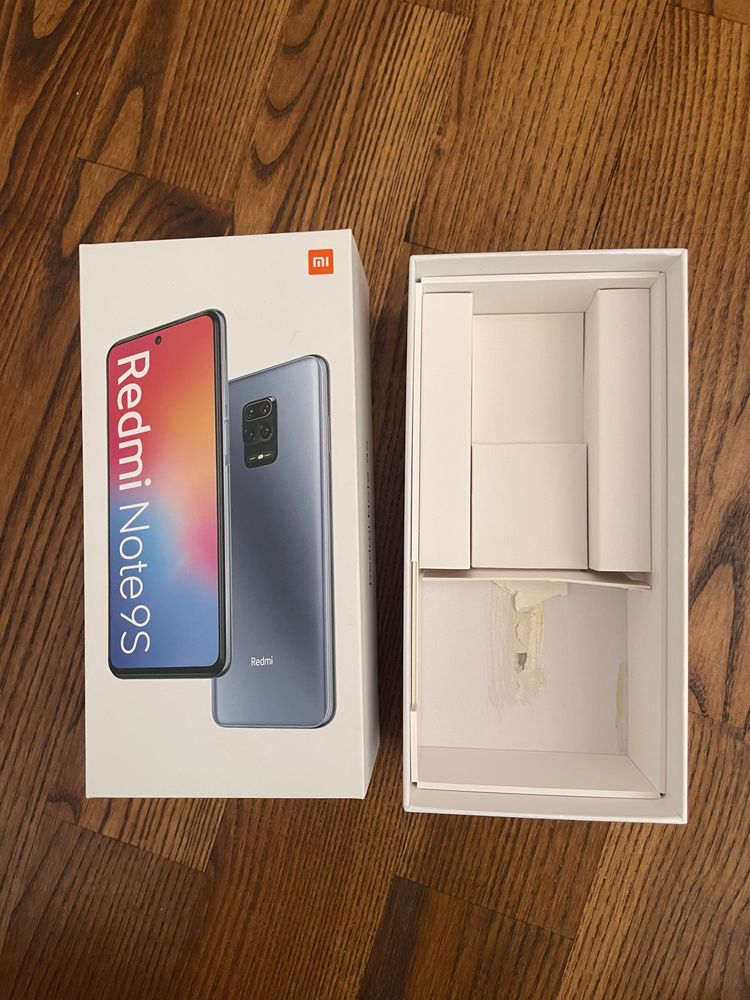 Pudełko Redmi Note 9S Aurora Blue 4GB RAM 64GB ROM