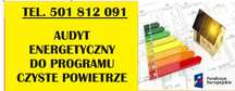 Audyt Energetyczny   CZYSTE POWIETRZE
