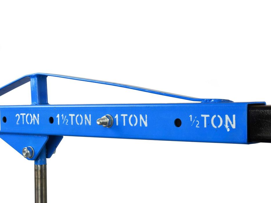 Grua Hidráulica Oficina  2 Tonelada Desdobrável c/ Pernas Rebatíveis