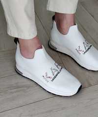 Білі літні кросівки бренд Karl Lagerfeld розмір 10