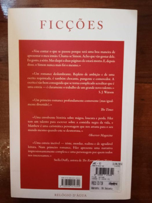 Nathan Filer - O choque da queda