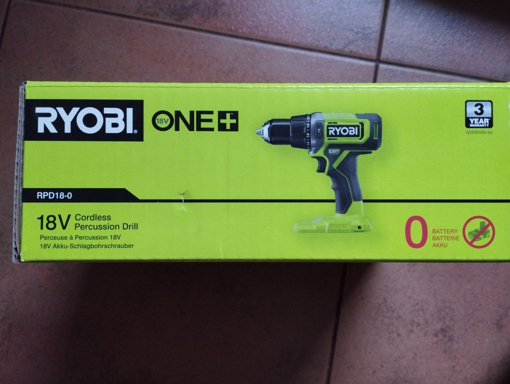 Wiertarko-wkrętarka udarowa 18V ryobi one+ wiertarka wkrętarka udar
RP