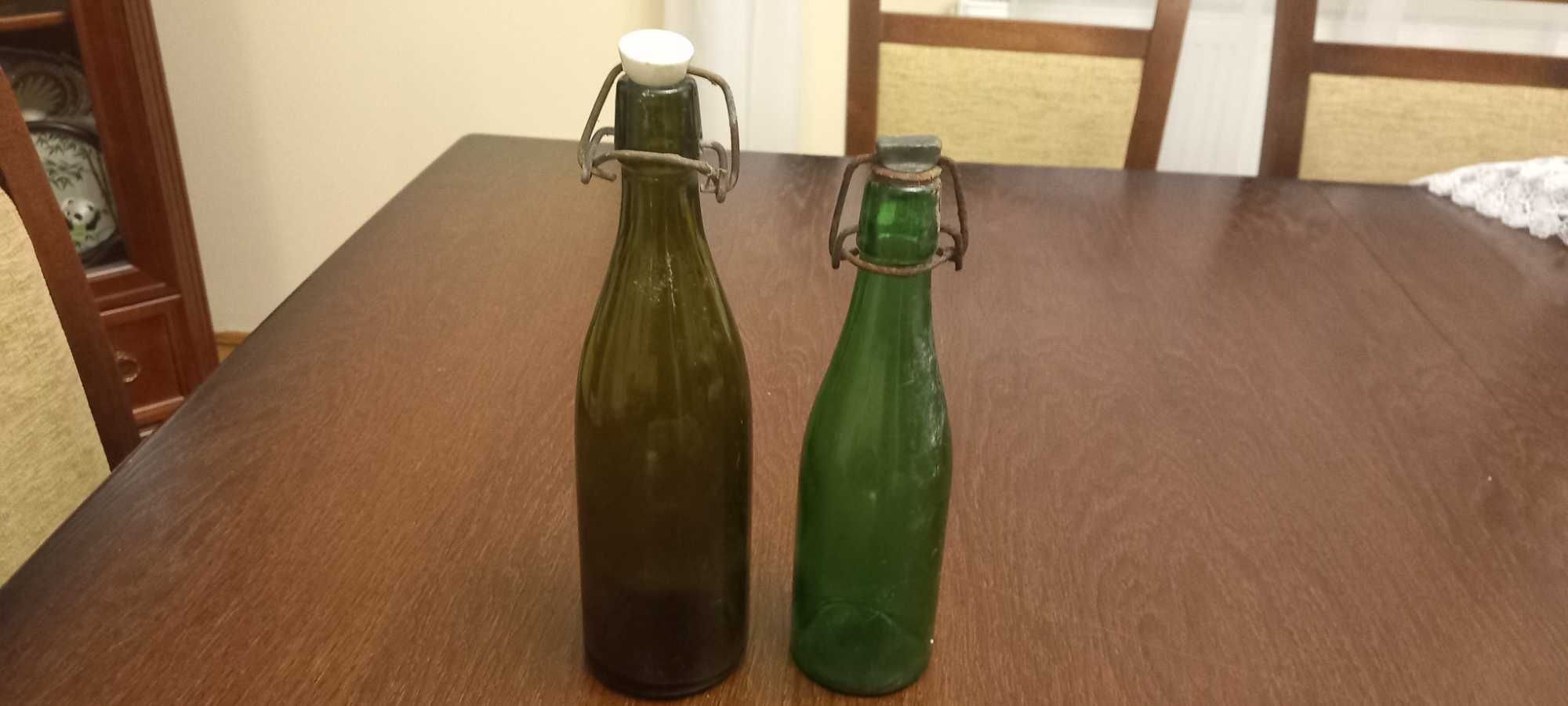 Stare butelki PRL butelka PRL oranżada butelka na piwo cena za 2 szt