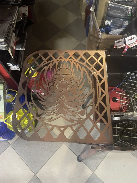 Мангал розкладний з поличкою