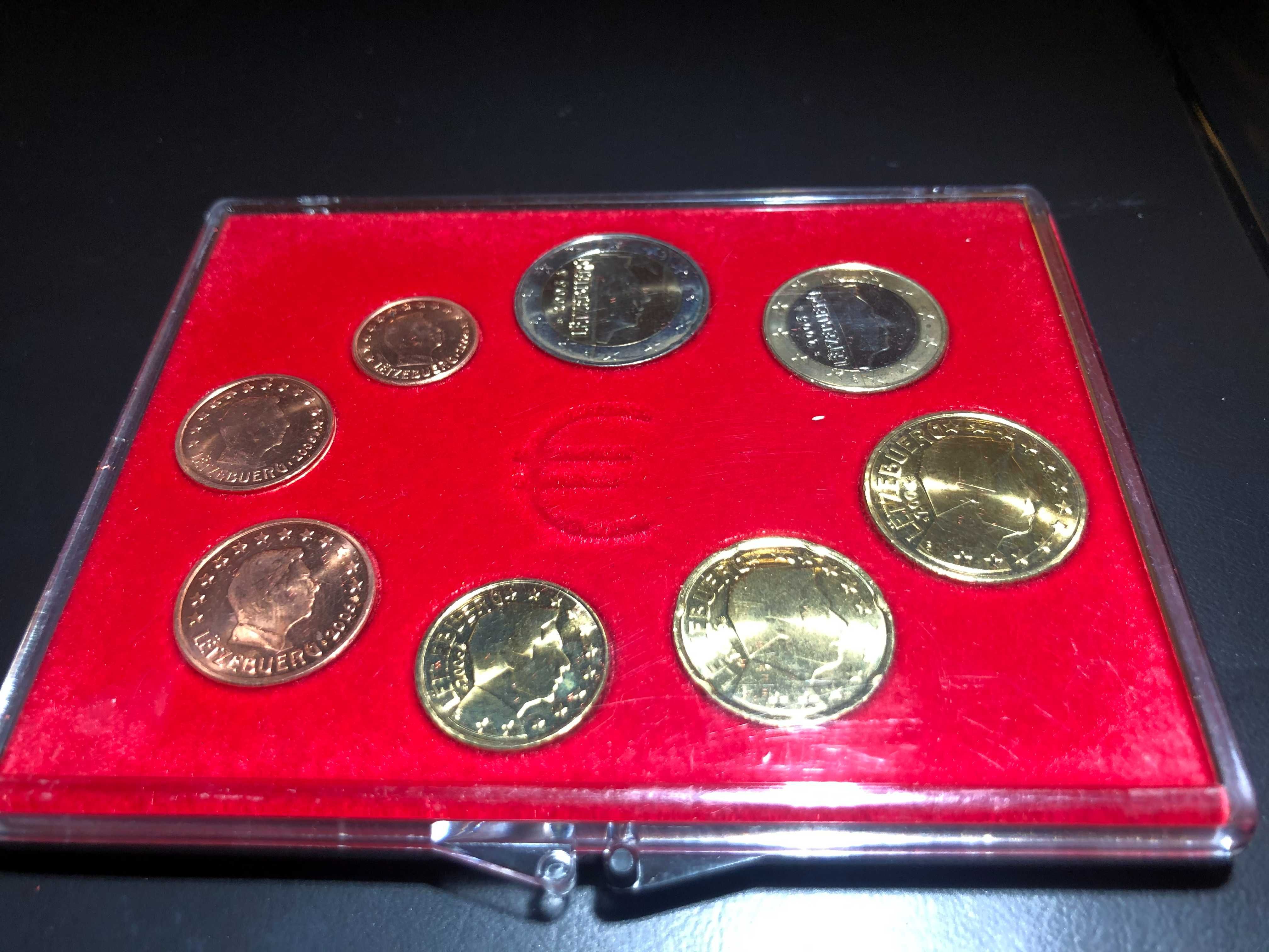 Set Anual Euros Luxemburgo 2006 UNC com Estojo