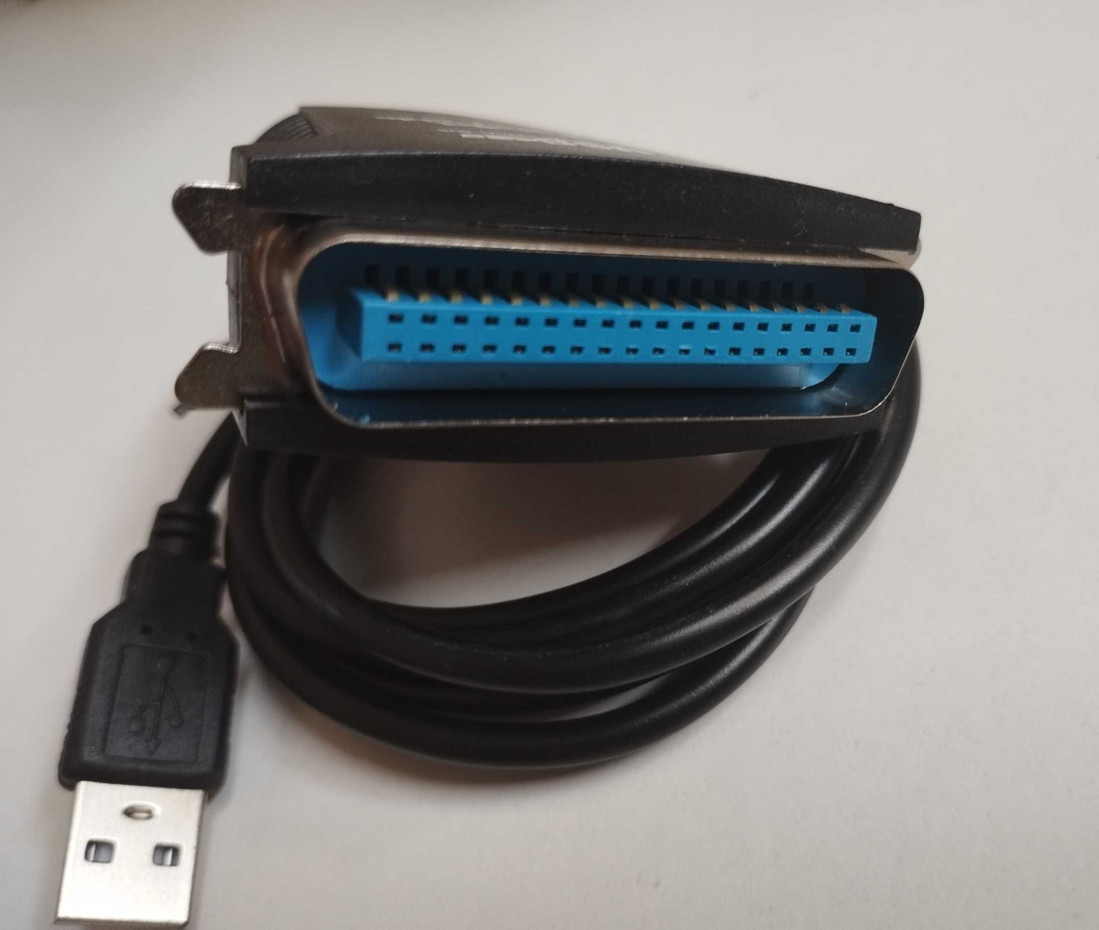 Adaptador de cabo de Impressora, porta Paralela 36 Pinos para USB