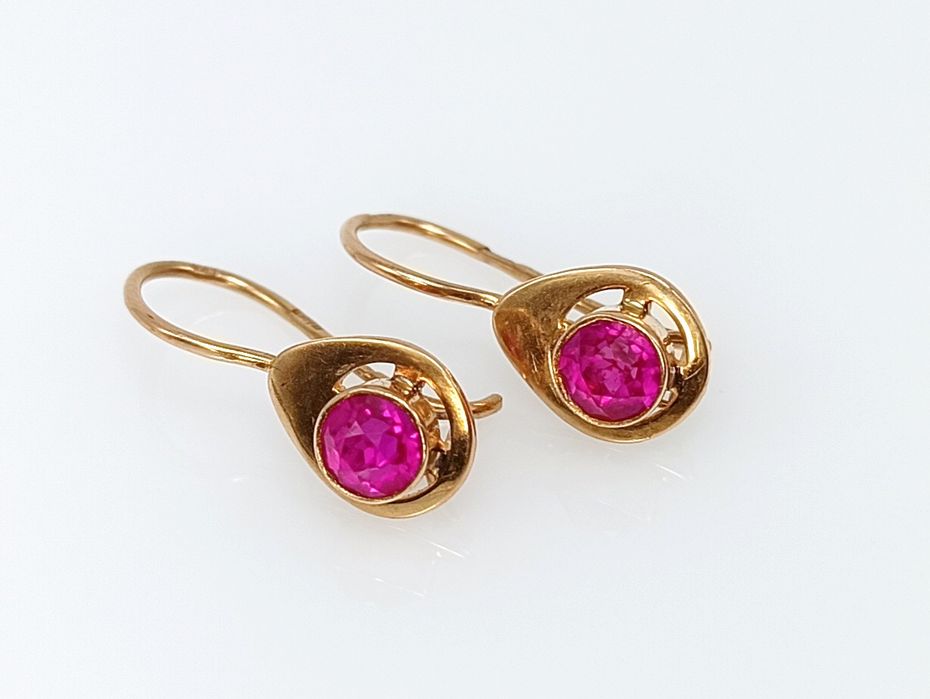 Золотые серьги 583 СССР