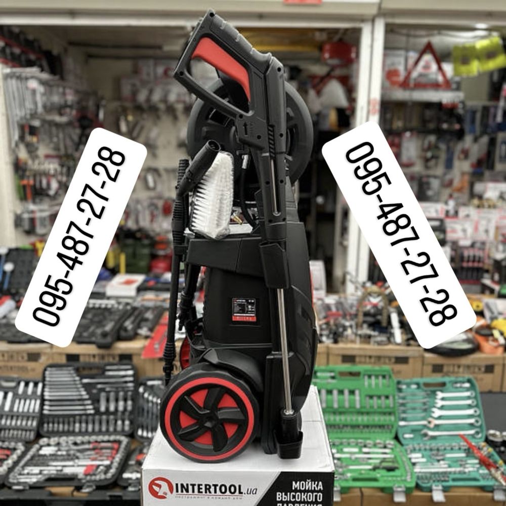 Мийка високого тиску на 2500 Вт, 130-195 бар INTERTOOL STORM WT-1509