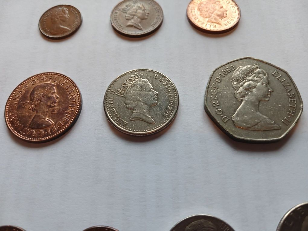 Продам монеты США, Великобритания