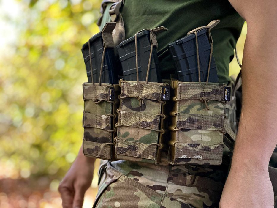 Подсумок для магазинів AK/AR-15/M16/M4 Підсумок рожок мультикам, койот