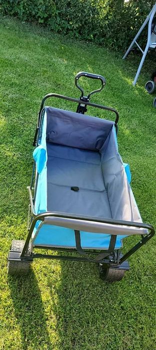 Mocny Wózek Wędkarski Turystyczny Plażowy Kempingowy Składany 150L