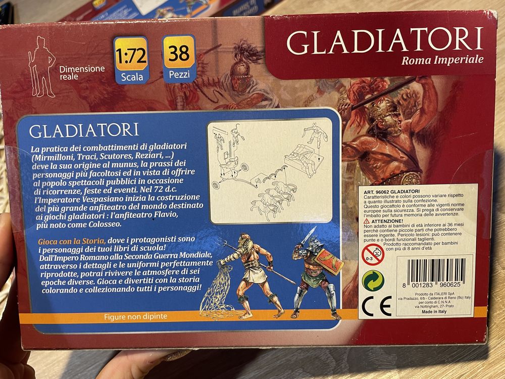 Figurki żołnierze gladiatorzy