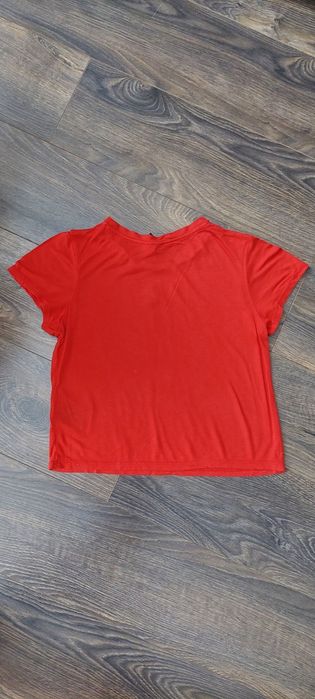 Bluzka damska T-shirt czerwony H&M XS