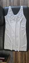 Biała Halka Na Szerokich Ramiączkach Marlon Plus Size Roz. 6XL/52/24