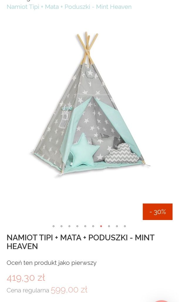 Namiot tipi dla dzieci