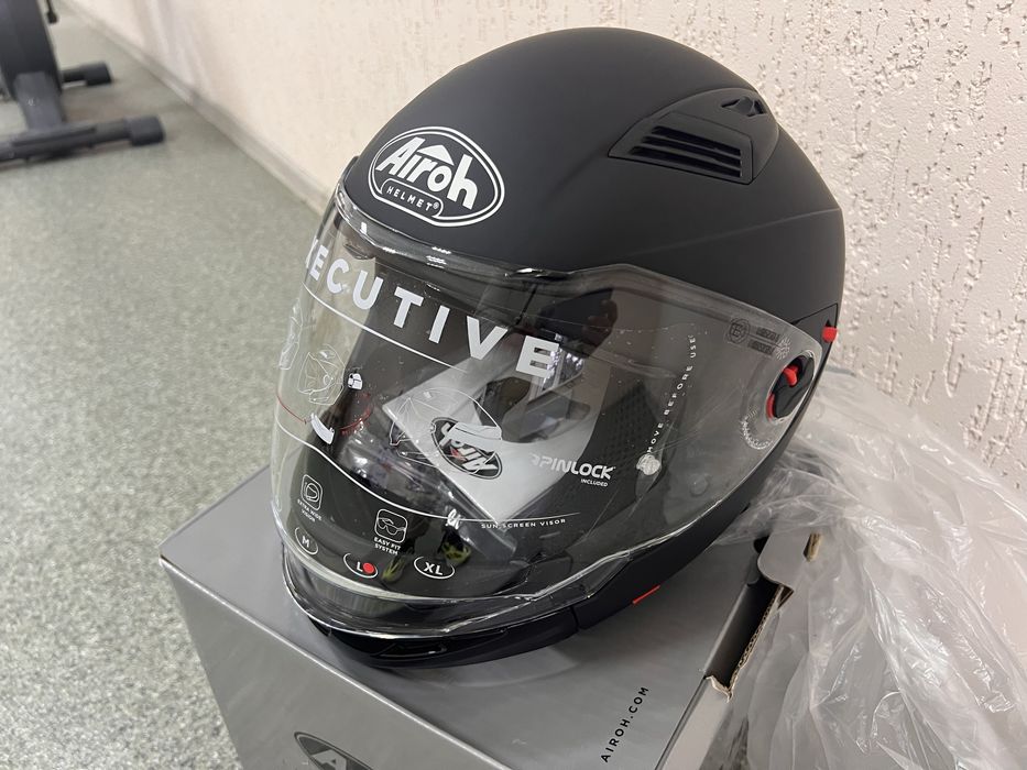 Мото шолом Airoh black matt agv шлем оригінал Italy