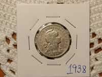 Portugal - moeda de 50 centavos de 1938