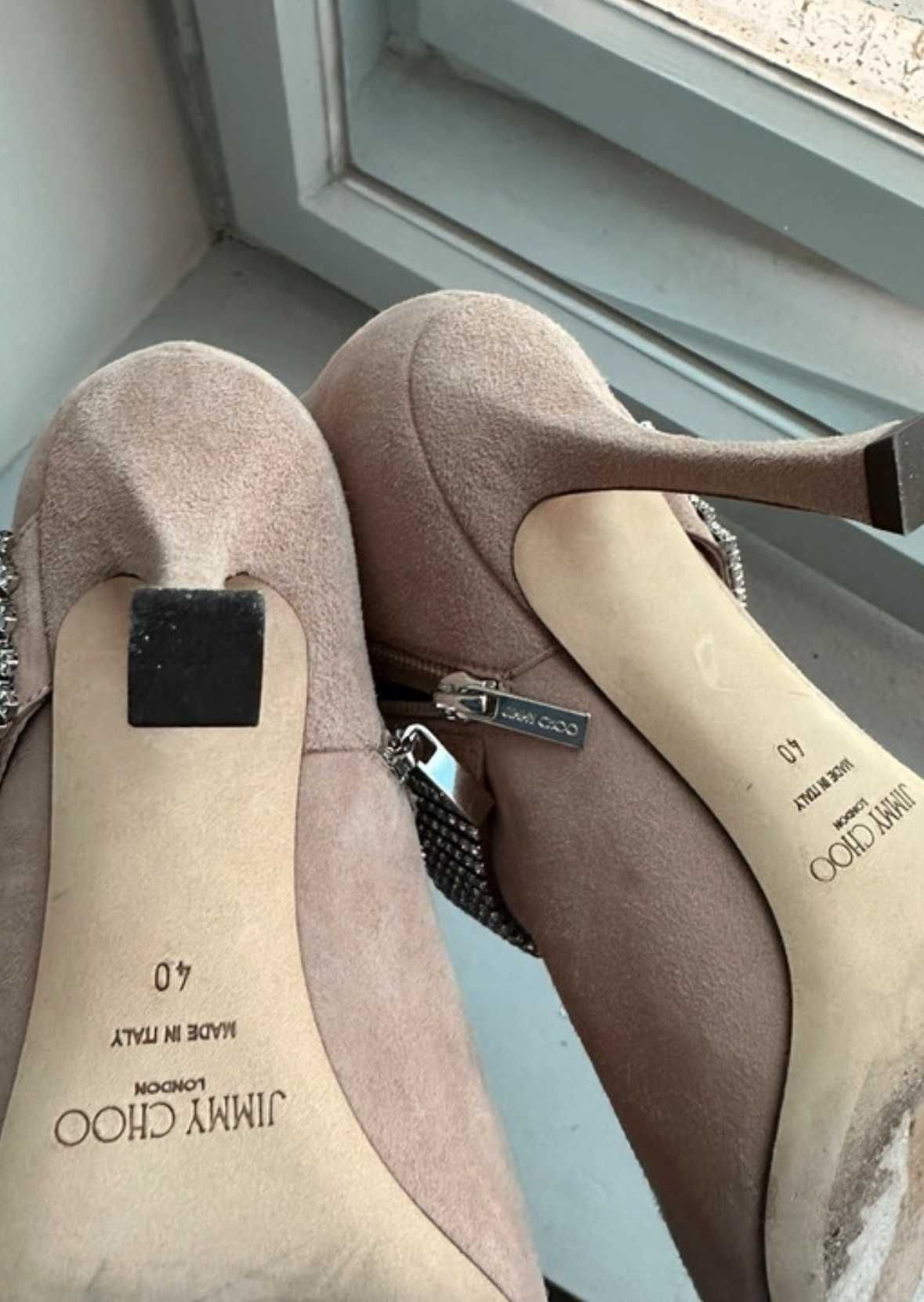 JIMMY CHOO skórzane buty rozmiar 39-40