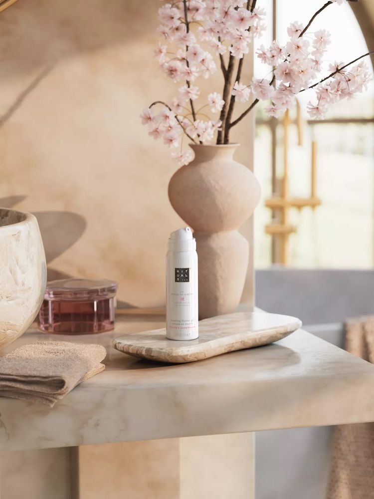 Rituals набор Sakura пінка для тіла та крем для тіла