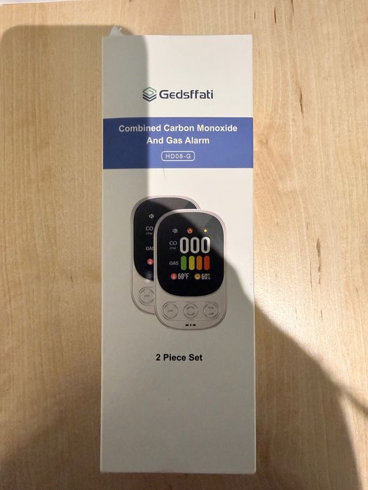 Detektor Gazu i Tlenku Węgla z Wtyczką do Domu