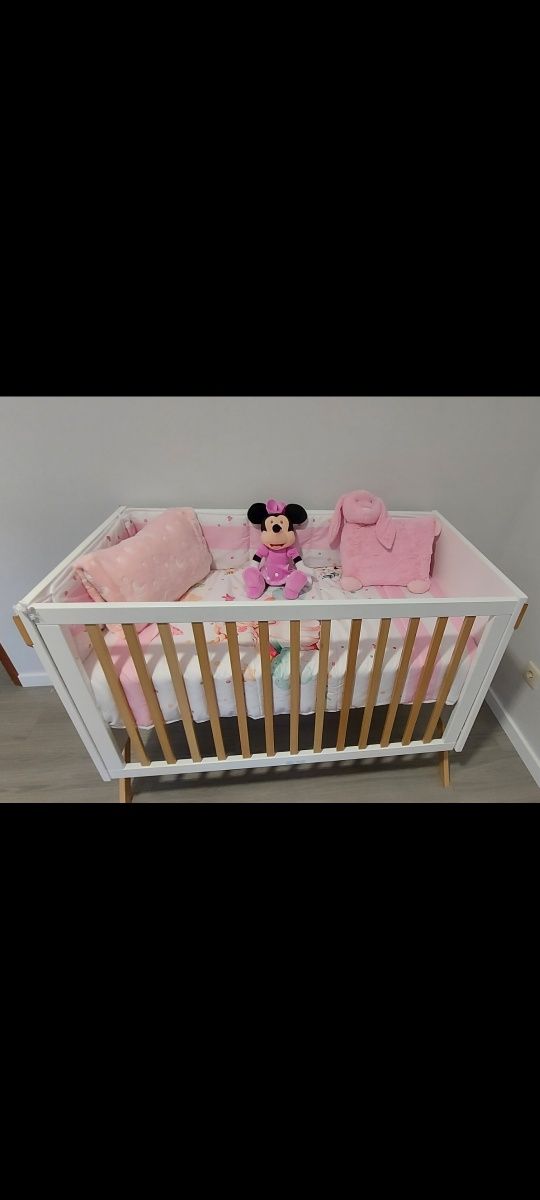 Cama / Berço trama c/ colchão