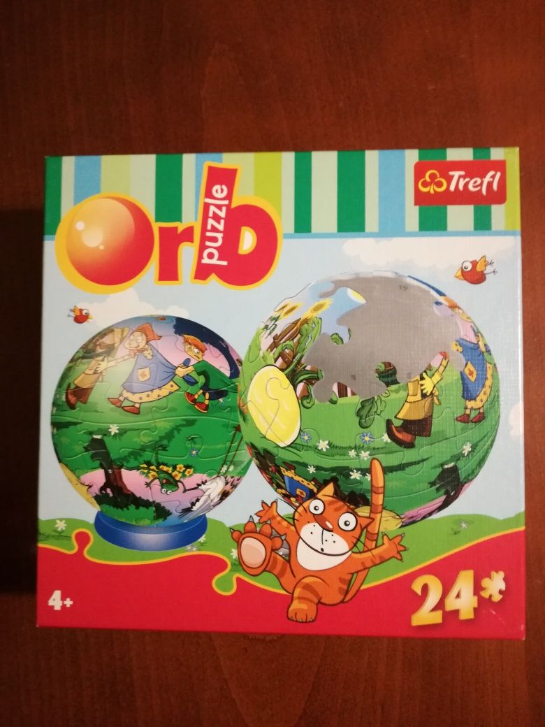 Puzzle przestrzenne Trefl jak nowe, puzzle 3D, kula