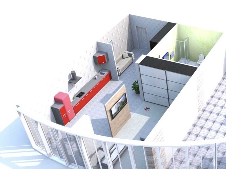 2 кім квартира в будинку преміумкласу ЖК Paradise Центр  ID 41400