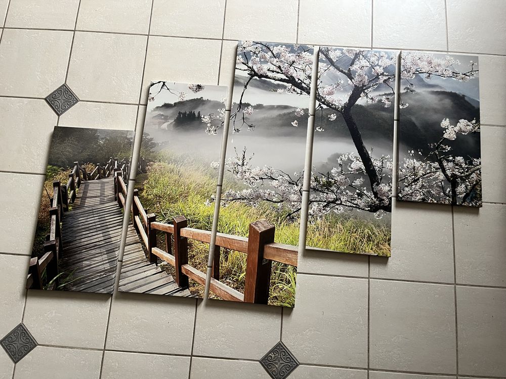 Obraz 150x 100 tryptyk 3D drukowany na płótnie