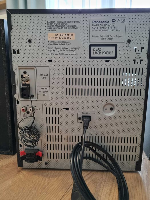 Wieża stereo Panasonic