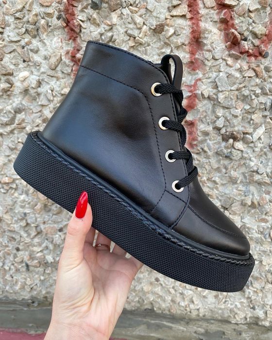 Демісезонні жіночі черевики з натуральної шкіри