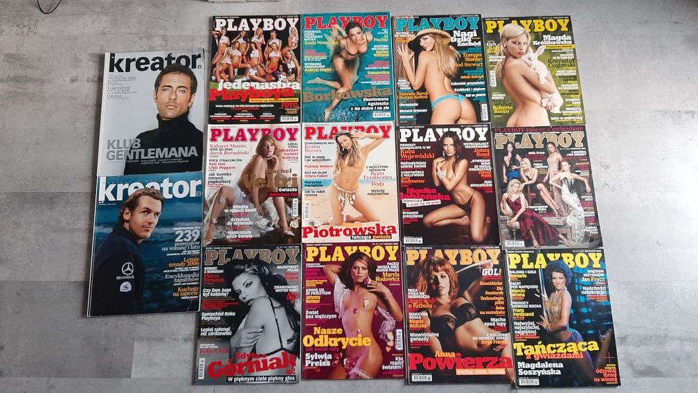 Playboy 2006 12 numerów  kreator  2 numery