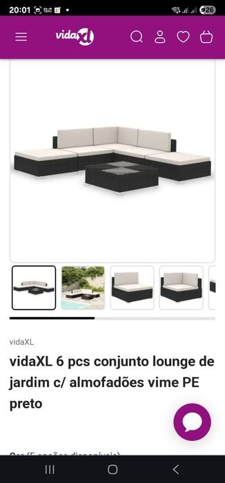 Vendo conjunto de jardim usado poucas vezes como novo