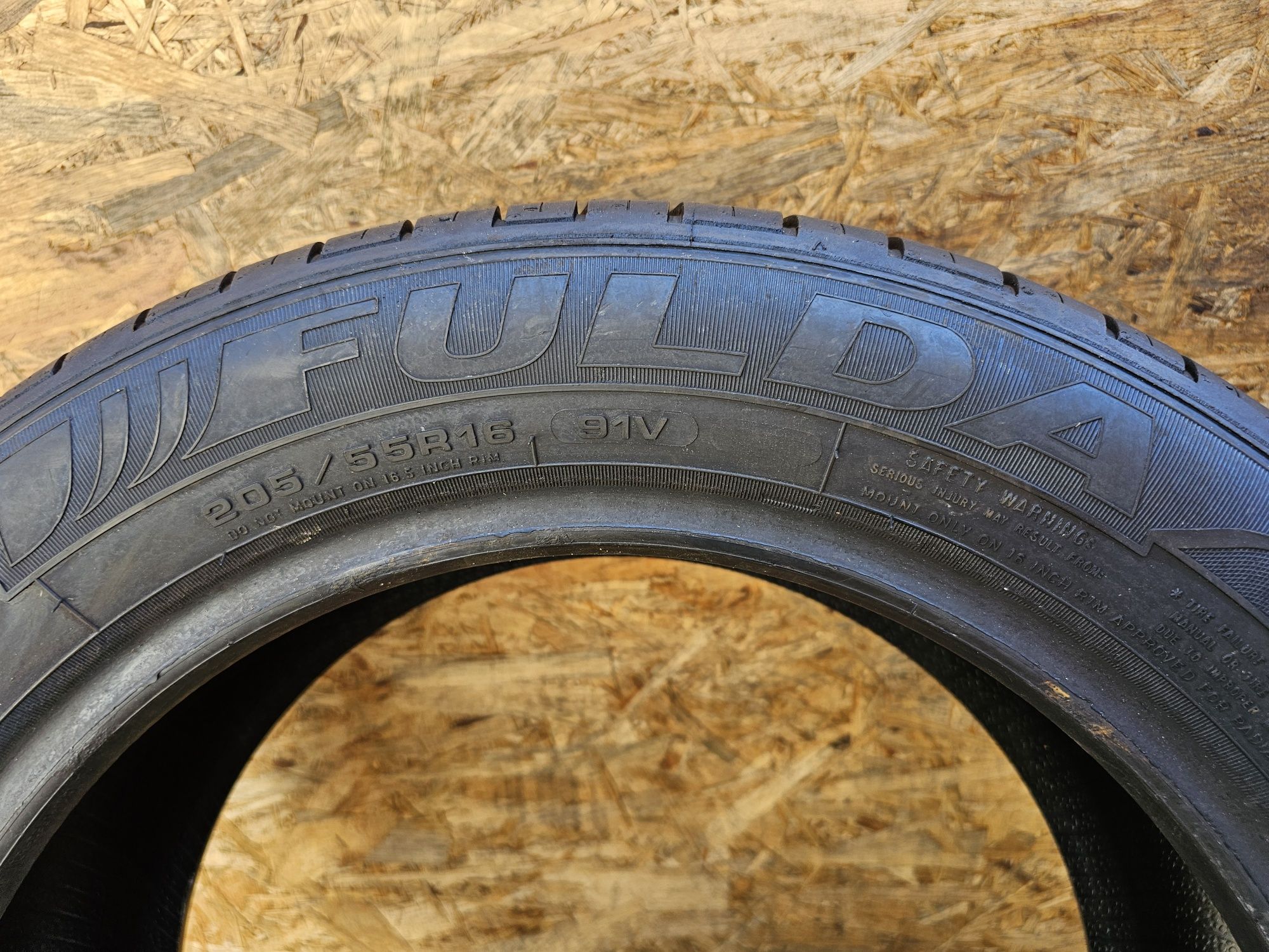 BDB Stan!!  7,4mm. 205/55 r16 Fulda Ecocontrol HP. 1019