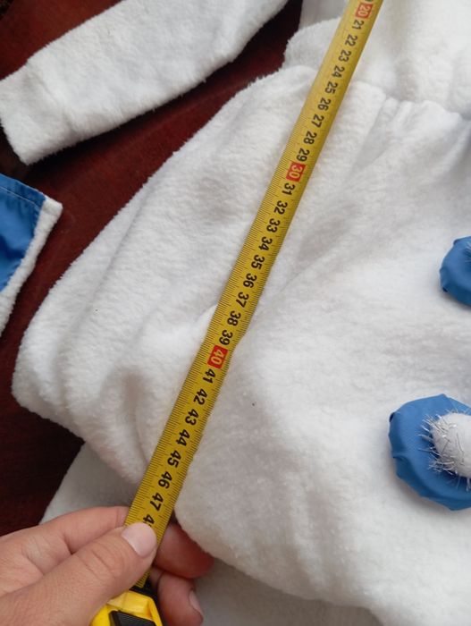 Костюм новогодний снеговик на утренник 3-5 лет