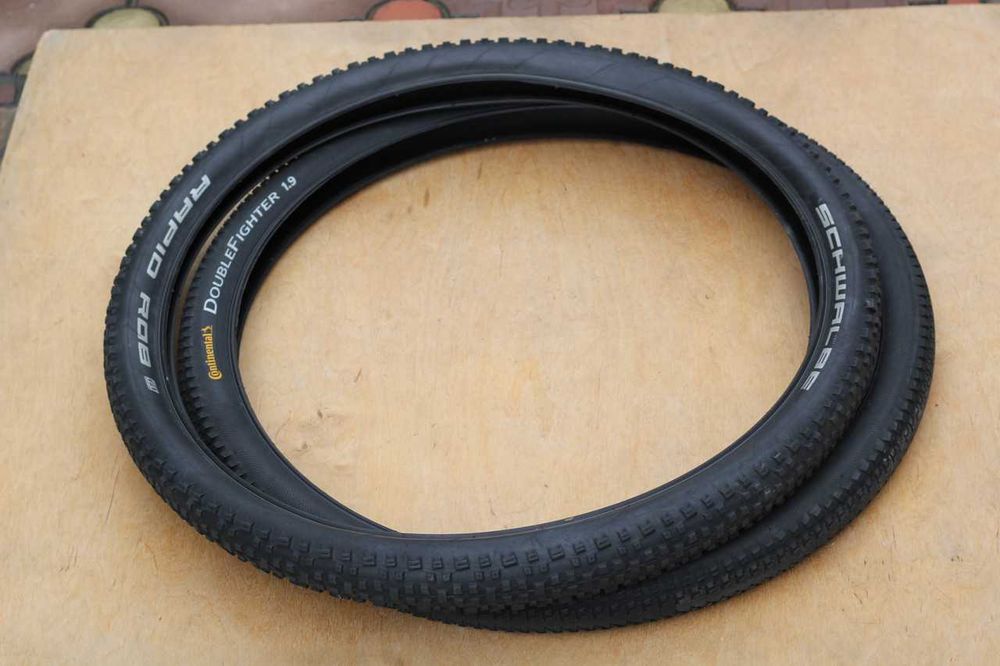 Гума 26: Schwalbe RAPID ROB 2,25 + Continental Double Fighter 1,9