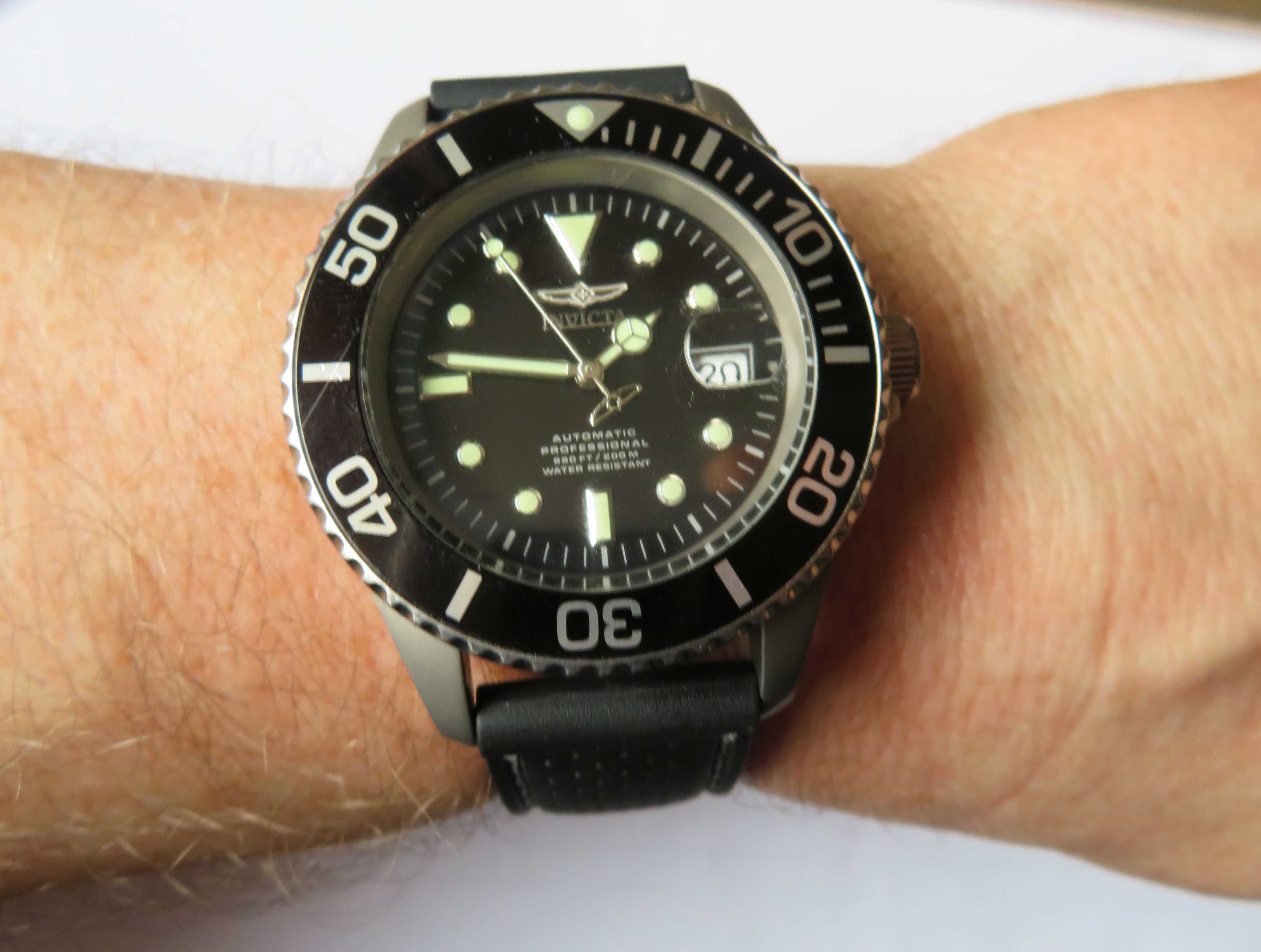 zegarek diver Invicta   tytanowa