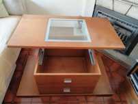 Mesa de centro com arrumação