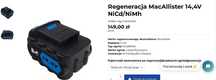 Bateria macallister 14.4 V wkrętarka wiertarka mac