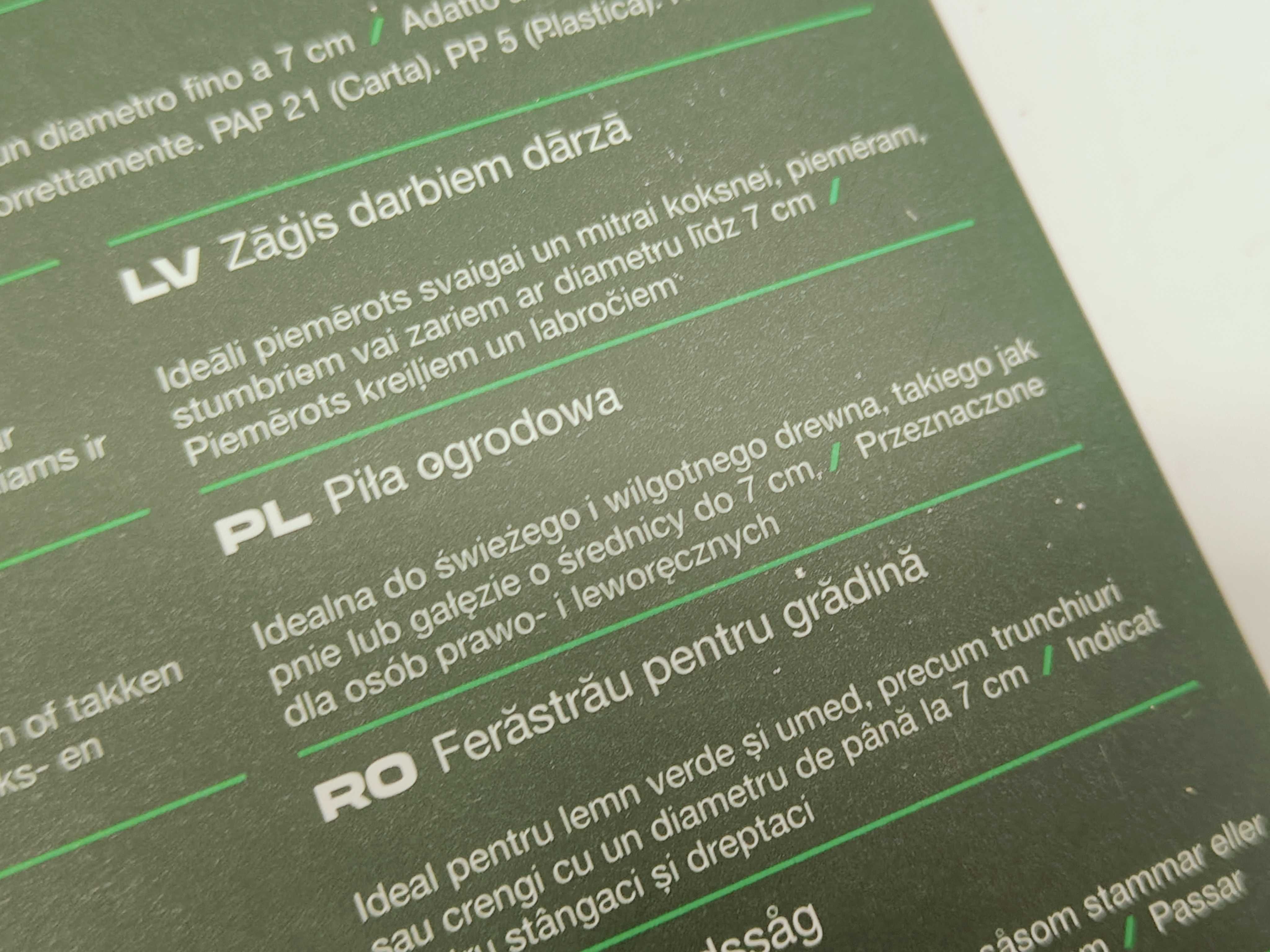 PARKSIDE Piła Piłka Ręczna Do Drzewa Gałęzi 21 cm