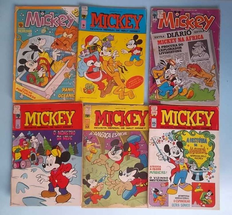 MICKEY - edição portuguesa - 18 revistas desde o Nº 1