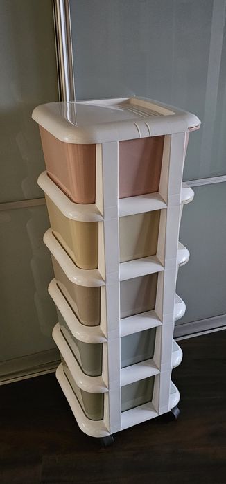 Szafka regał komoda plastikowa z szufladami