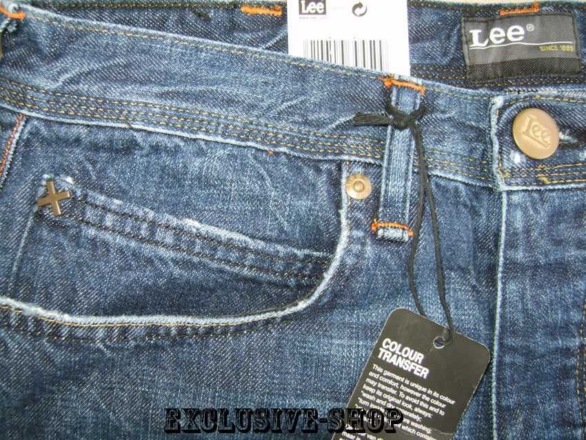 Spodnie dżinsowe męskie Lee Elton Slim Flare W28 L32 pas 76 cm