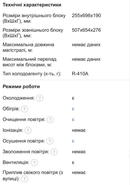 Кондиціонер Delfa ACX0918